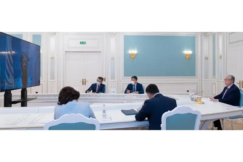 Қозоғистон Президенти ЖСТнинг Бош директори билан учрашув ўтказди