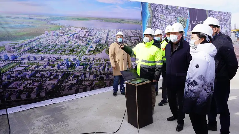 政府总理视察首都大型旅游中心建设工程