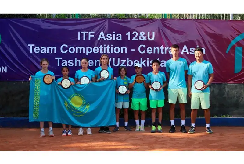 Қозоғистоннинг теннис бўйича болалар терма жамоаси Осиё чемпионати финал босқичига йўлланма олди