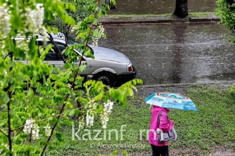 Қозоғистонда 5-7 май кунлари совуқ ва ёмғирли бўлади