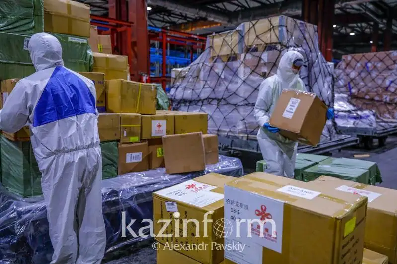 Ўзбекистондан Қозоғистонга 101 миллион тангалик тиббий гуманитар юклар келтирилди