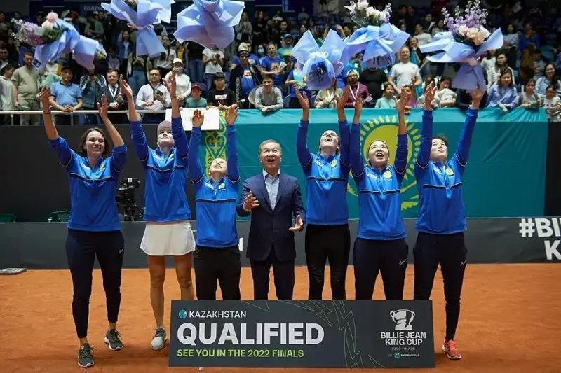 Қозоғистоннинг теннис бўйича аёллар терма жамоаси жаҳон рейтингида кучли ўнталикдан жой олди