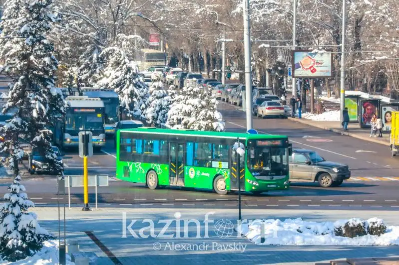 Все автобусные маршруты запускаются в Алматы