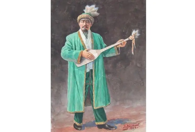 ءبىرجان سالدىڭ سۋرەتى قالاي سالىندى؟