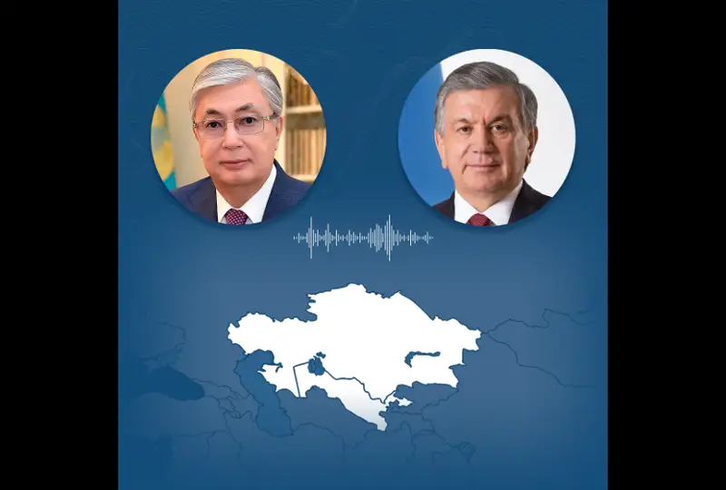 哈萨克斯坦和乌兹别克斯坦总统举行电话会谈