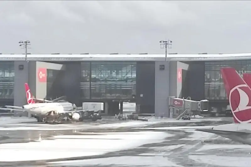 伊斯坦布尔国际机场因暴雪关闭