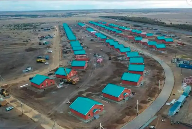 قوستانايدا ورتتەن زارداپ شەككەندەرگە ارنالعان ۇيلەردىڭ قۇرىلىسى رەكوردتىق مەرزىمدە اياقتالىپ قالدى