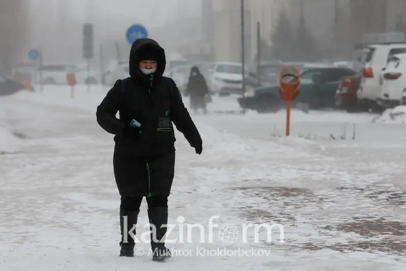 Осадки и понижение температуры воздуха ожидаются в Казахстане