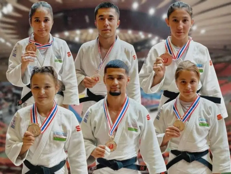 Ўзбекистонлик ёш дзюдочилар Осиё чемпионатининг илк кунида 6 та медаль жамғарди