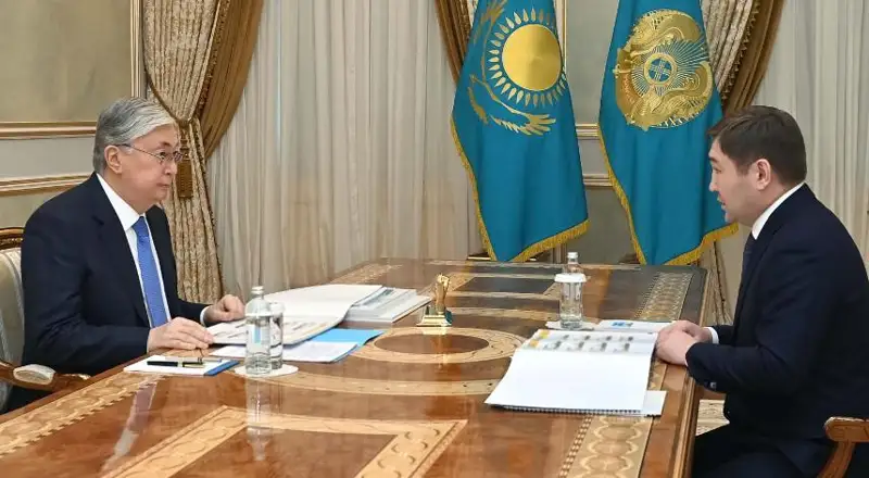Президент Чимкент шаҳри ҳокимини қабул қилди