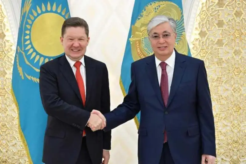 ҚР Президенти «Газпром» компанияси бошқаруви раиси Алексей Миллерни қабул қилди