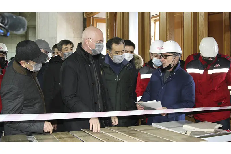 ۇكىمەتتىك كوميسسيا الماتى قالاسى مەن الماتى وبلىسىن قالپىنا كەلتىرۋ جۇمىستارىمەن تانىستى