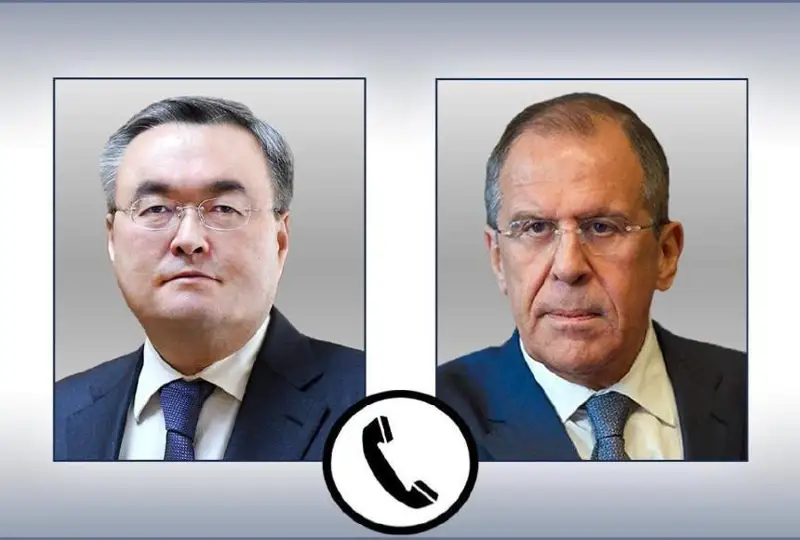 Мухтар Тилеуберди Россия Ташқи ишлар вазири билан телефон орқали мулоқот қилди