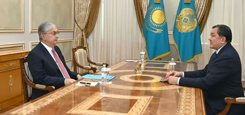 Қасим-Жомарт Тоқаев Манғистау вилояти ҳокимини қабул қилди