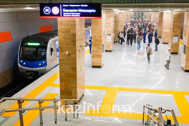 Алмати марказини чекка туманлар билан боғловчи 2 та метро бекати ишга туширилди