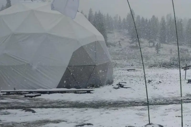 Шарқий Қозоғистонда қор ёғди