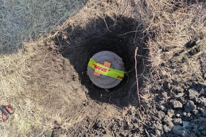 Учебную мину нашел возле гаражей житель Петропавловска