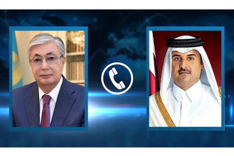 Касым-Жомарт Токаев провел телефонный разговор с Эмиром Катара