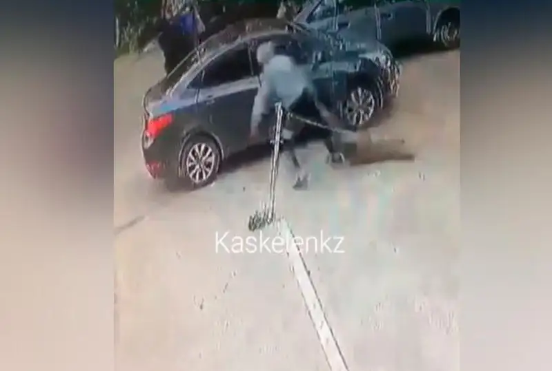 Кокпар на проезжей части устроили близ Алматы