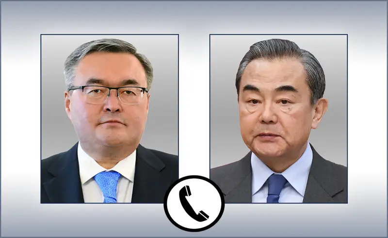哈中两国外长举行电话会谈
