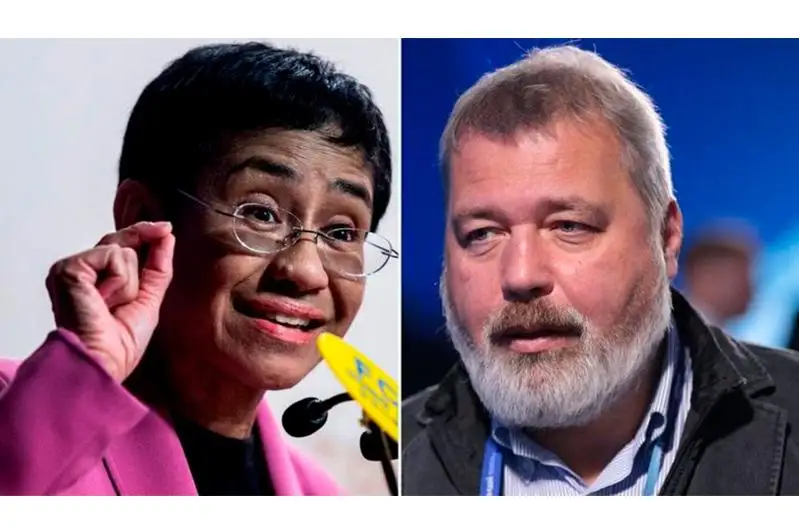 Бу йилги  Тинчлик бўйича Нобель  мукофотини иккита журналист қўлга киритди