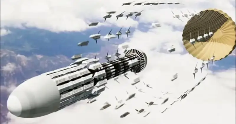 جۇزدەگەن دروندى ءبىر مەزگىلدە اتىپ تۇسىرەتىن عاجاپ تەحنولوگيا جاسالدى