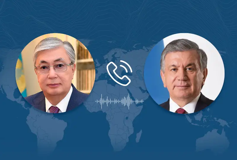 Қасим-Жомарт Тоқаев Ўзбекистон Президенти билан телефон орқали мулоқот қилди