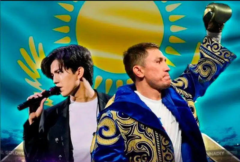 ديماش گولوۆكيننىڭ ارنايى شاقىرتۋىمەن ا ق ش- قا بارىپ، قازاقستان ءانۇرانىن ورىندايدى