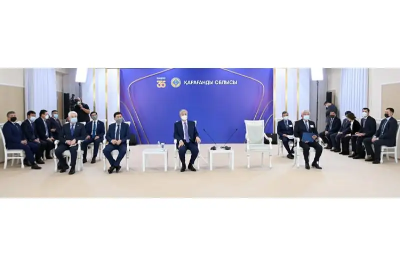 ҚР Президенти Қарағанди вилоятида полиметалл рудаларни қайта ишлаш заводининг ишга туширилишида иштирок этди