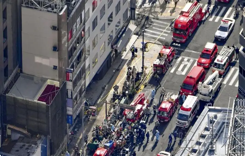 日本大阪商业街一诊所疑遭纵火致24人死亡