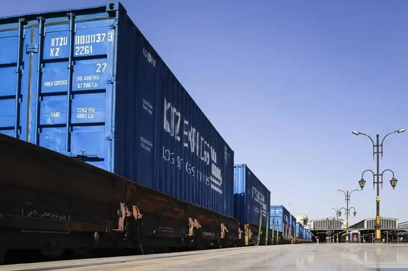 Қозоғистон орқали ўтувчи пилот юк поезди Ҳиндистонга жўнатилди