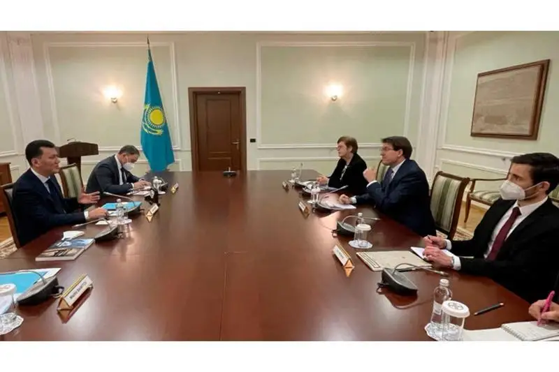 ҚР Давлат котиби Германия ташқи ишлар вазирлиги вакили билан учрашди