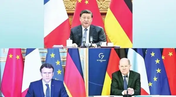 قىتاي، گەرمانيا جانە فرانسيا باسشىلارى ۋكرايناداعى جاعدايدى تالقىلادى