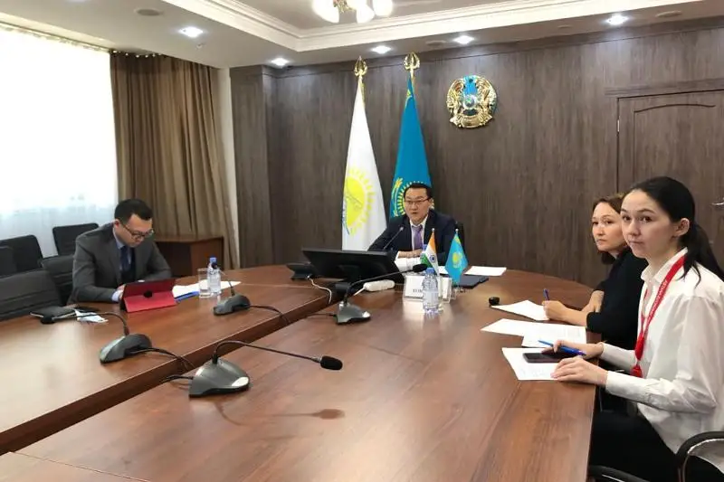 哈萨克斯坦对印度的出口额增长了2.4倍