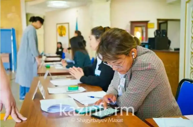 شىمكەنتتە تاراعان سايلاۋ ۋچاسكەسىنىڭ حاتتامالىق قورىتىندىسى تۋرالى اقپارات - جالعان