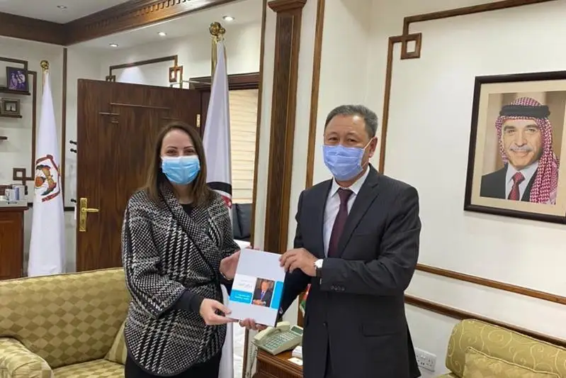 哈国大使会见约旦工业大臣 讨论双边合作事宜