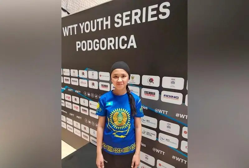 Казахстанка завоевала «бронзу» по настольному теннису на турнире в Черногории