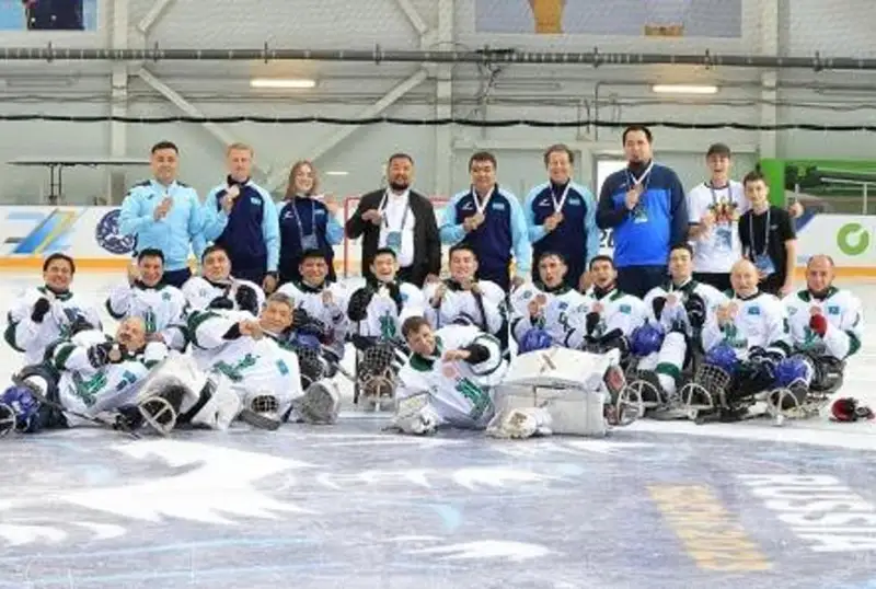 Қозоғистон терма жамоаси пара-хоккей бўйича қитъа кубоги «бронза»сини қўлга киритди