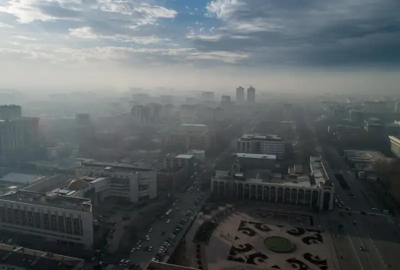 Выявлен основной источник загрязнения воздуха в столице Кыргызстана