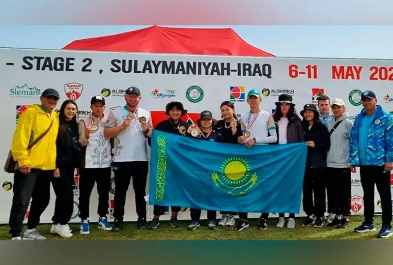 Камондан отиш бўйича Қозоғистон терма жамоаси Осиё кубоги босқичида учта медални қўлга киритди