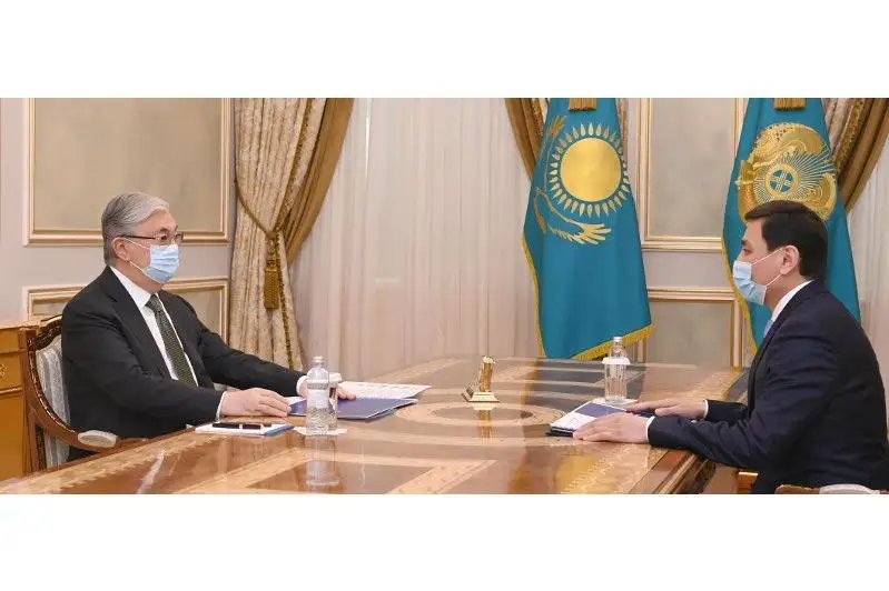 Қозоғистон Президенти пойтахт ҳокимини қабул қилди