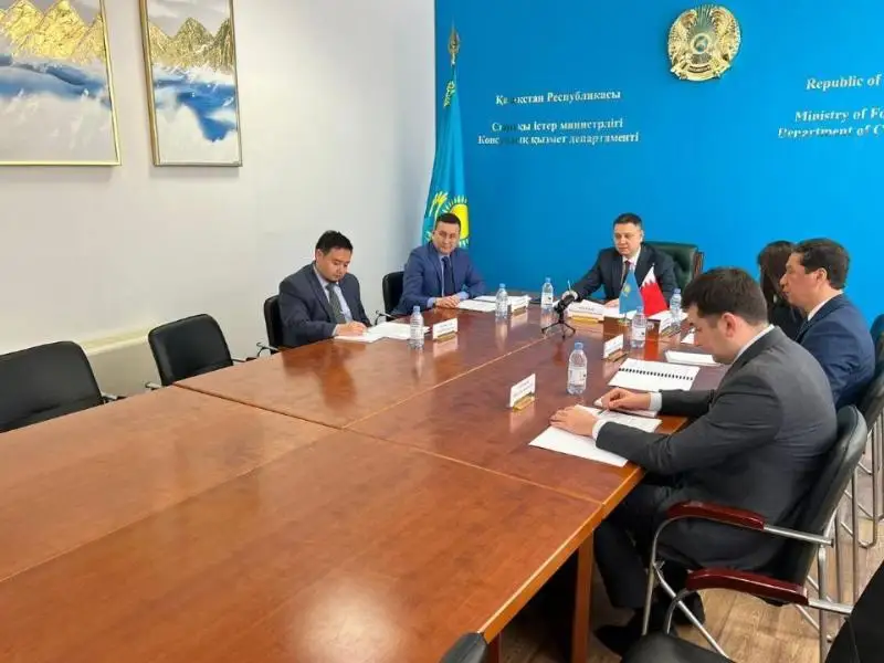 哈萨克斯坦-巴林首次领事磋商会议以视频形式召开