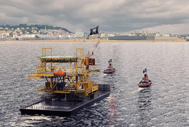 Арт-инсталляция Буюк Британиядаги денгиз нефть платформаси бўлади