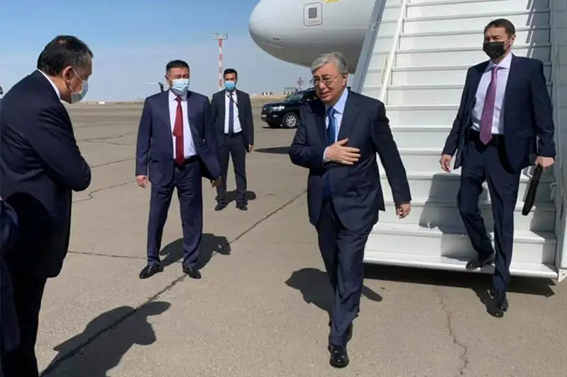 Қозоғистон Президенти Қасим-Жомарт Тоқаев амалий ташриф билан Манғистау вилоятига борди