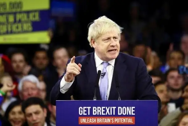 英国大选出口民调显示约翰逊将连任首相