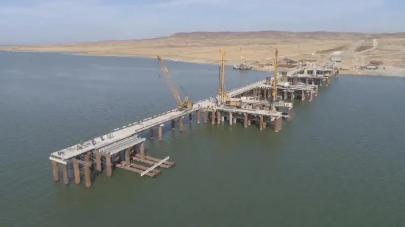 قازاقستانداعى ەڭ ۇزىن كوپىردىڭ قۇرىلىسى توقتاۋى مۇمكىن