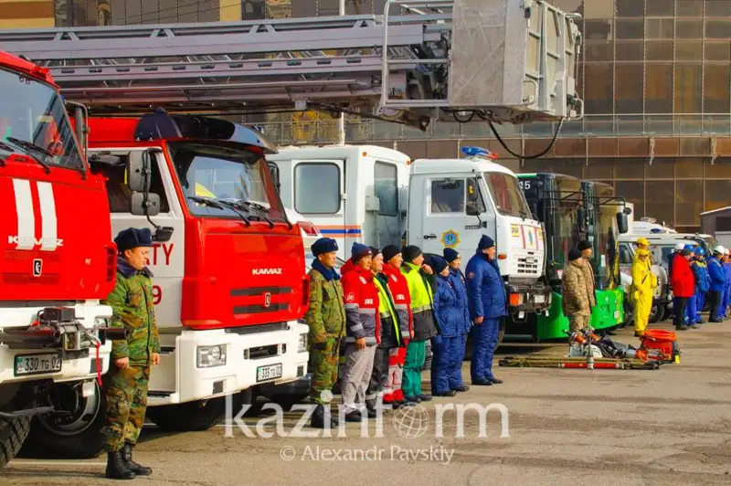 Общегородская сейсмотренировка прошла в Алматы