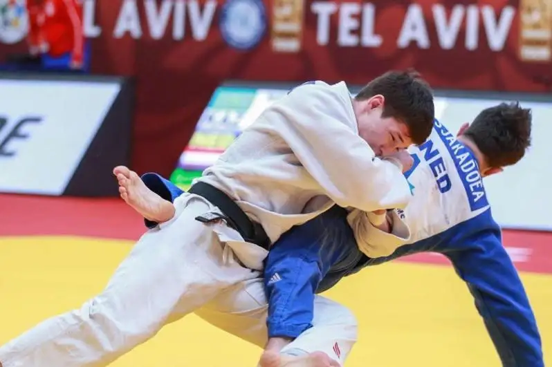 Дзюдо бўйича Қозоғистон терма жамоаси Исроилда бўлиб ўтаётган Grand Slam мусобақасида иккита медални қўлга киритди