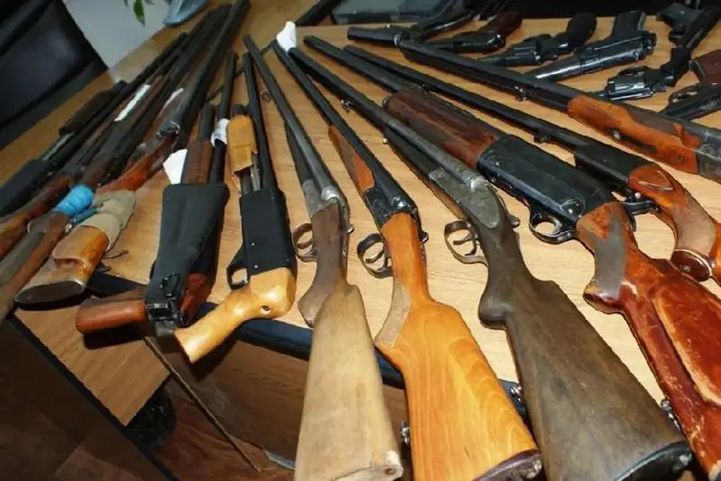 Павлодарская полиция изъяла у жителей региона незаконно хранившиеся ружья и патроны