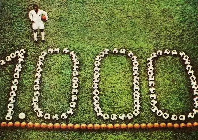 فۋتبول كورولى پەلە 1000-گولىن سوققان كۇن